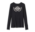 HARLEY-DAVIDSON WOMENS TROPHY BAR & SHIELD HENLEY