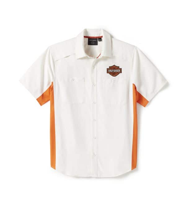 HARLEY-DAVIDSON MENS TECH COLORBLOCK SHIRT