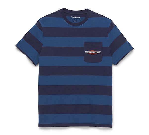 HARLEY-DAVIDSON MENS DIRT TRACK POCKET TEE