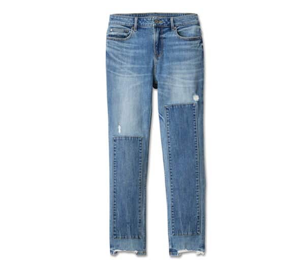 HARLEY-DAVIDSON WOMENS BLUE RIDGE PATCHWORK DENIM
