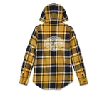 HARLEY-DAVIDSON WOMENS STREET SURPLUS LS FLANNEL SHIRT