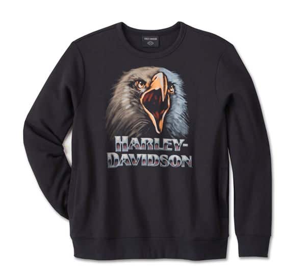 HARLEY-DAVIDSON SHADOW BIRD CREW NECK SWEATSHIRT