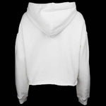 HARLEY-DAVIDSON WOMENS CHROME EVO BAR & SHIELD CROPPED PULL OVER HOODY