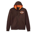 HARLEY-DAVIDSON MENS SPIRIT OF FREEDOM ZIP-UP HOODIE