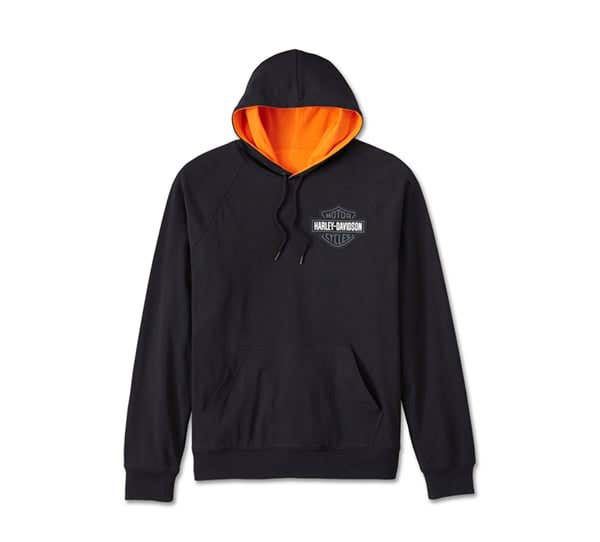 HARLEY-DAVIDSON MENS SPIRIT OF FREEDOM REVERSIBLE HOODIE