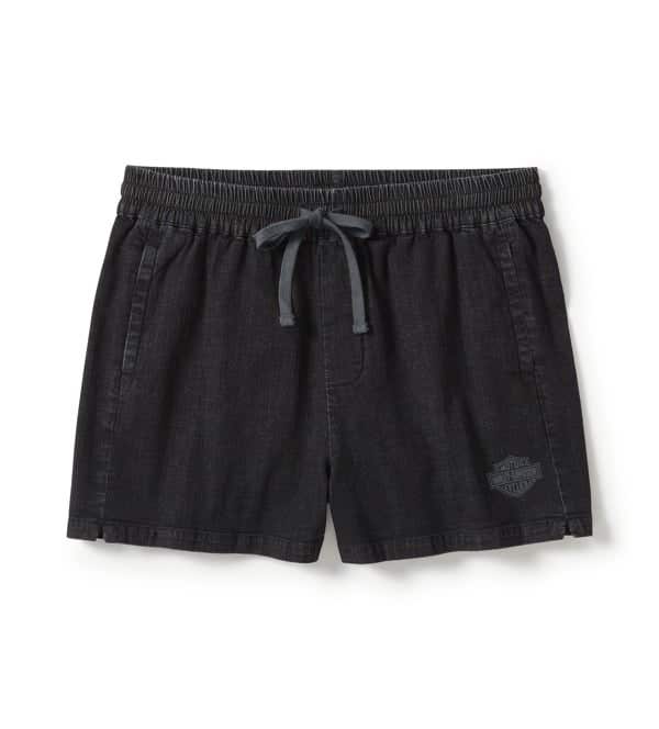 HARLEY-DAVIDSON WOMENS ESSENTIAL DENIM SHORT