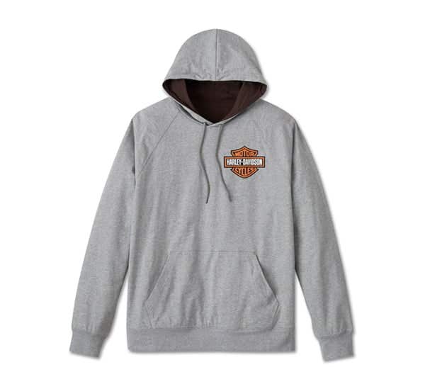 HARLEY-DAVIDSON MENS SPIRIT OF FREEDOM REVERSIBLE HOODIE