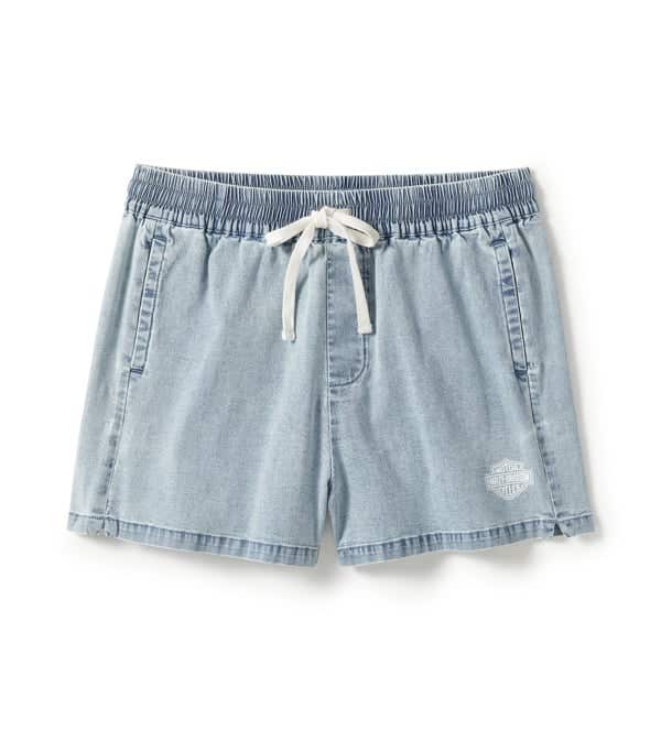 HARLEY-DAVIDSON WOMENS ESSENTIAL DENIM SHORT