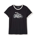 HARLEY-DAVIDSON WOMENS HUG A HARLEY RINGER TEE