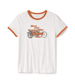 HARLEY-DAVIDSON WOMENS HUG A HARLEY RINGER TEE