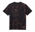 HARLEY-DAVIDSON MENS TATTED UP BAR & SHIELD TEE
