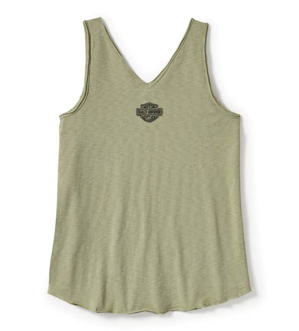 HARLEY-DAVIDSON WOMENS ESSENTIAL V DRAPEY TANK