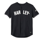 HARLEY-DAVIDSON MENS SMOKIN BASEBALL JERSEY