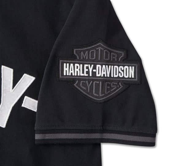 HARLEY-DAVIDSON MENS SMOKIN BASEBALL JERSEY