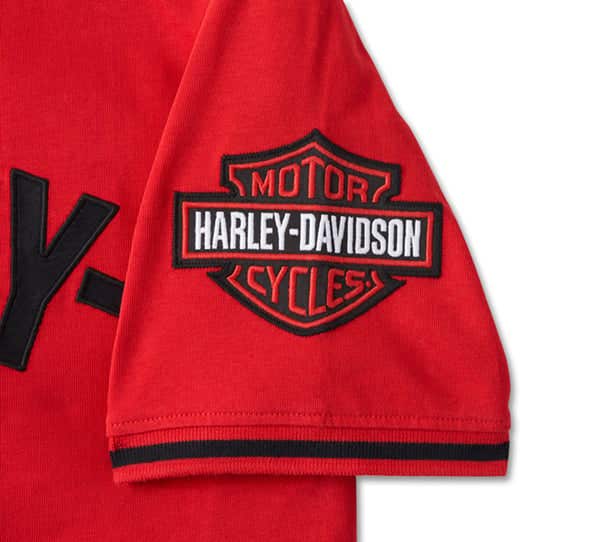 HARLEY-DAVIDSON MENS SMOKIN BASEBALL JERSEY
