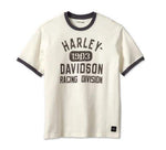 HARLEY-DAVIDSON MENS RACING RINGER TEE