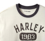 HARLEY-DAVIDSON MENS RACING RINGER TEE