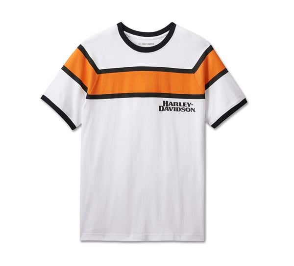 HARLEY-DAVIDSON MENS RACING STRIPES TEE