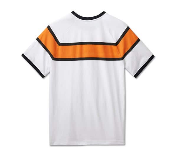 HARLEY-DAVIDSON MENS RACING STRIPES TEE