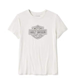 HARLEY-DAVIDSON WOMENS ESSENTIAL BLING CREW NECK TEE