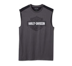 HARLEY-DAVIDSON MENS SIZZLING BAR & SHIELD MUSCLE TANK