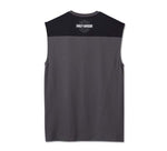 HARLEY-DAVIDSON MENS SIZZLING BAR & SHIELD MUSCLE TANK