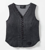 HARLEY-DAVIDSON WOMENS LACE UP VEST