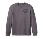 HARLEY-DAVIDSON MENS CLUB CREW LONG SLEEVE TEE