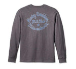 HARLEY-DAVIDSON MENS CLUB CREW LONG SLEEVE TEE