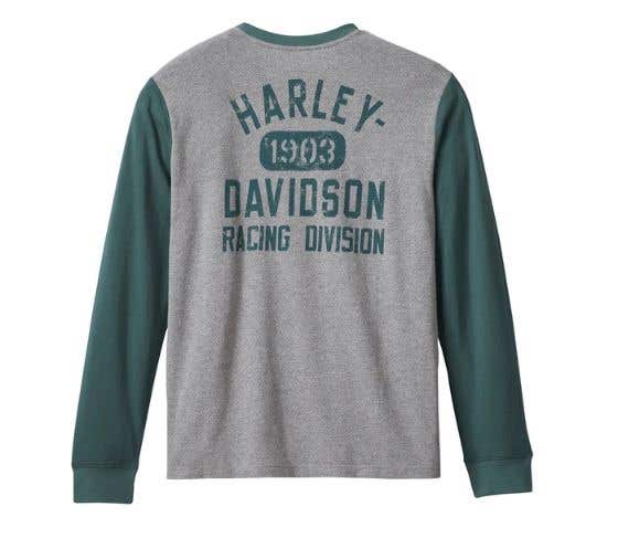 HARLEY-DAVIDSON MENS MENS CLUB CREW LONG SLEEVE TEE
