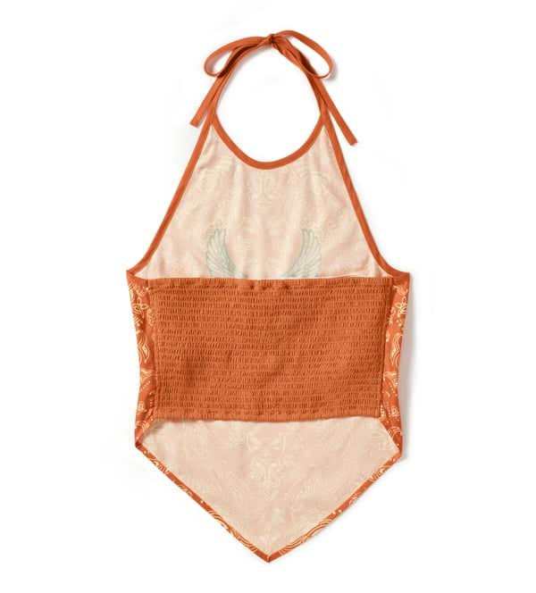 HARLEY-DAVIDSON WOMENS NEON EAGLE PAISLEY BANDANA HALTER