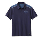 HARLEY-DAVIDSON MENS BAR & SHIELD POLO - COLORBLOCKED