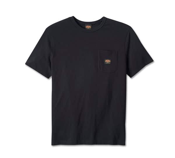 HARLEY-DAVIDSON MENS 120TH ANNIVERSARY POCKET TEE
