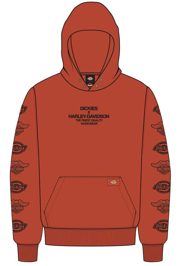 HARLEY-DAVIDSON DICKIES X H-D EAGLE SLEEVE HOODIE