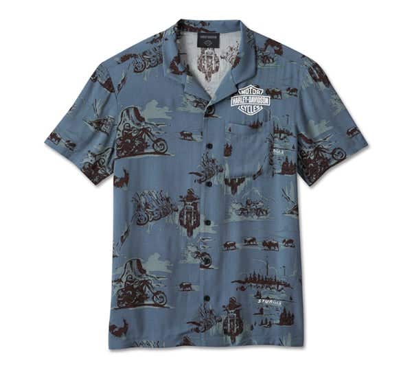 HARLEY-DAVIDSON MENS STURGIS ALOHA SHIRT