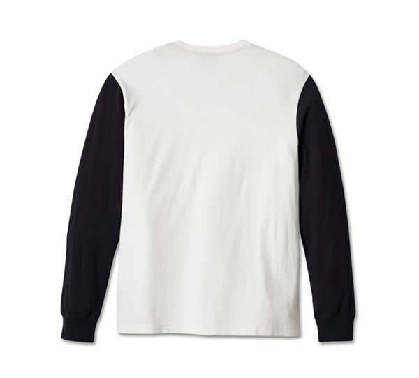 HARLEY-DAVIDSON MENS 120TH ANNIVERSARY COLORBLOCK TEE