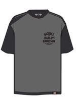 HARLEY-DAVIDSON MENS DICKIES X H-D HEAVYWEIGHT PIGMENT DYED SS TEE