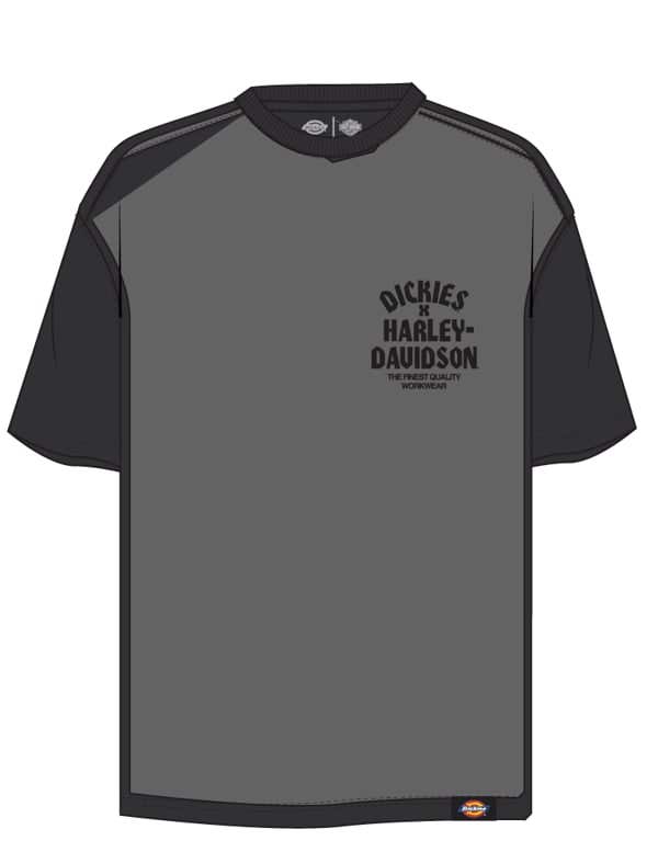 HARLEY-DAVIDSON MENS DICKIES X H-D HEAVYWEIGHT PIGMENT DYED SS TEE