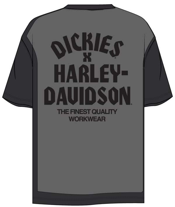 HARLEY-DAVIDSON MENS DICKIES X H-D HEAVYWEIGHT PIGMENT DYED SS TEE
