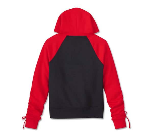 HARLEY-DAVIDSON WOMENS SIMMERING BAR & SHIELD HOODIE