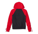 HARLEY-DAVIDSON WOMENS SIMMERING BAR & SHIELD HOODIE