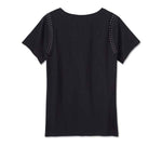 HARLEY-DAVIDSON WOMENS MONUMENT VALLEY EMBELLISHED TEE