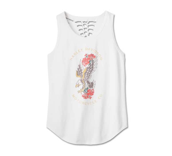 HARLEY-DAVIDSON WOMENS AMERICAN TRADITIONAL RIP & REPAIR TANK