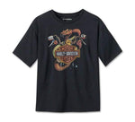 HARLEY-DAVIDSON WOMENS KING COBRA BOXY TEE