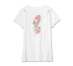 HARLEY-DAVIDSON WOMENS AMERICAN TRADITIONAL RIP & REPAIR TEE