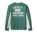 HARLEY-DAVIDSON MENS RACING BAR & SHIELD TEE - COLORBLOCKED