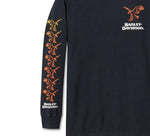 HARLEY-DAVIDSON WOMENS SHADOW BIRD LONG SLEEVE TOP
