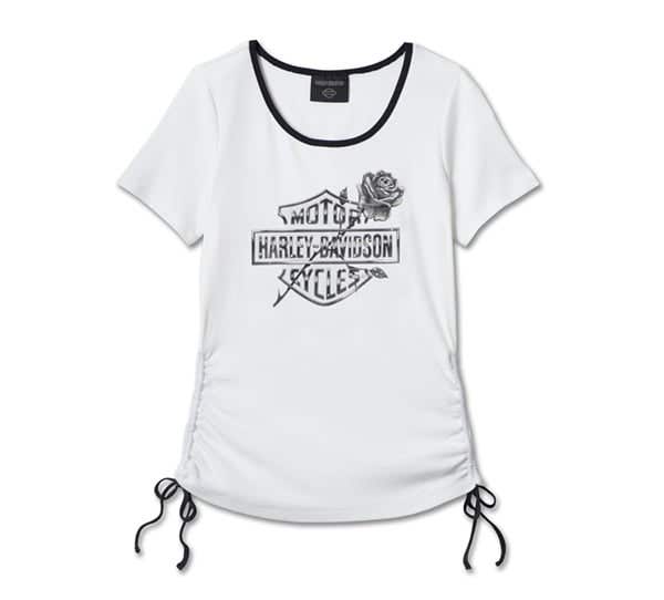 HARLEY-DAVIDSON WOMENS ILLUMINATE BAR & SHIELD TEE