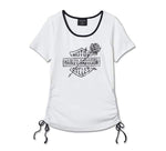 HARLEY-DAVIDSON WOMENS ILLUMINATE BAR & SHIELD TEE