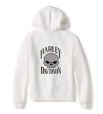 HARLEY-DAVIDSON WOMENS WILLIE G SKULL FULL ZIP FLEECE HOODIE
